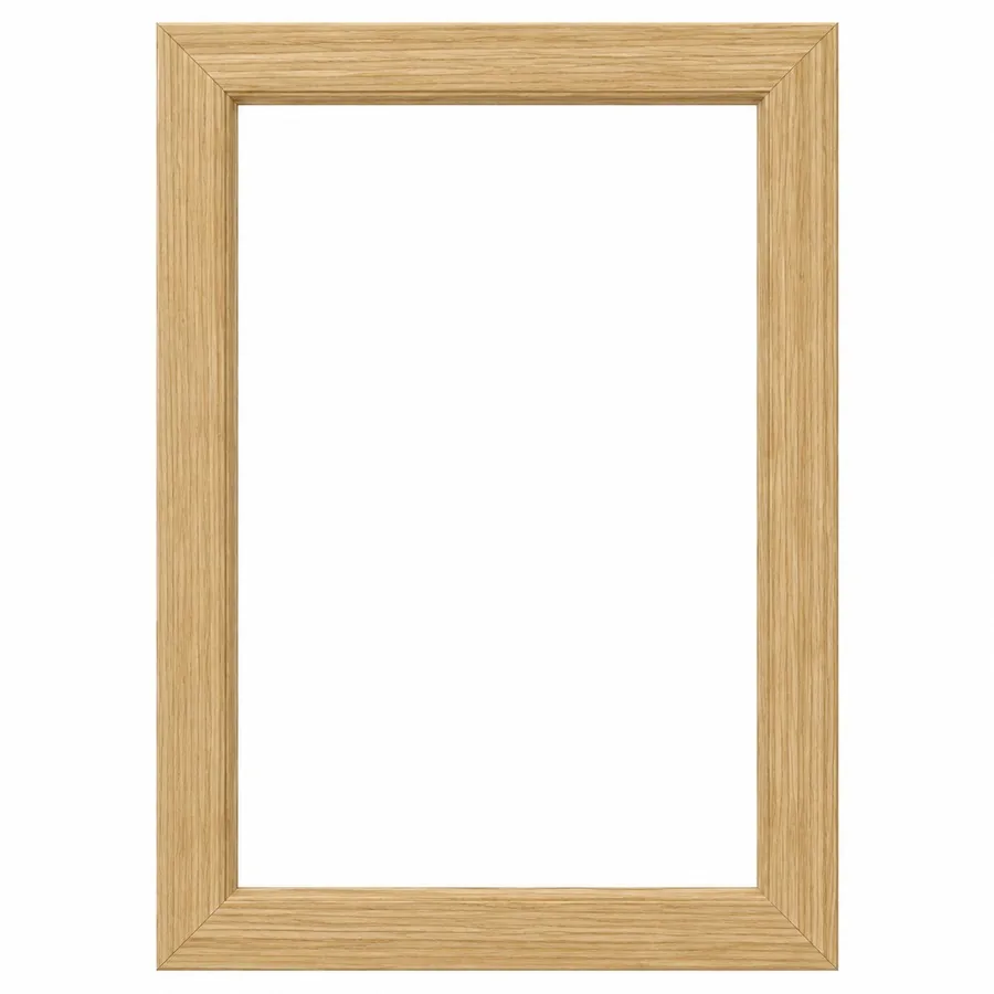 Natural Oak real frame sample